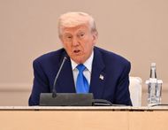 U.S. President Donald Trump in Abu Dhabi (Image via Getty)